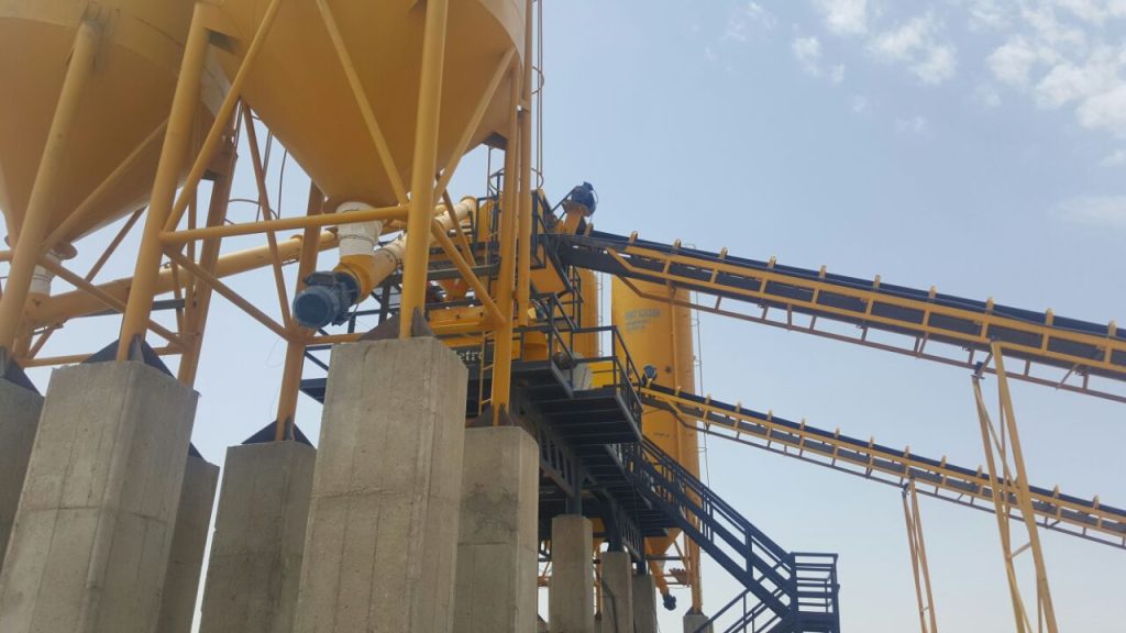 پلانت ثابت بتن تر با میکسر تویین شفت 1