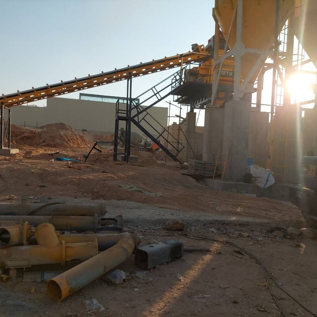 پلانت ثابت بتن تر با میکسر تویین شفت 103