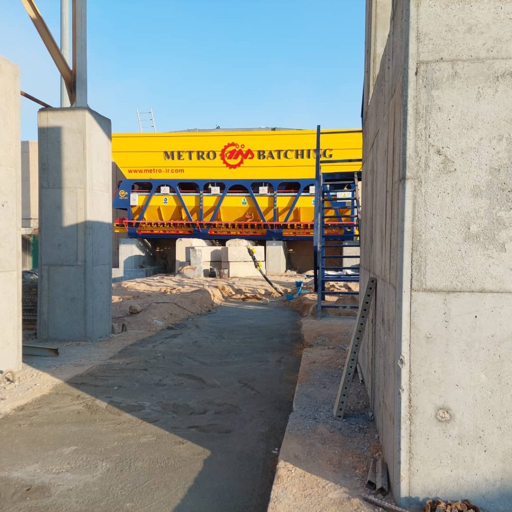 پلانت ثابت بتن تر با میکسر تویین شفت 104