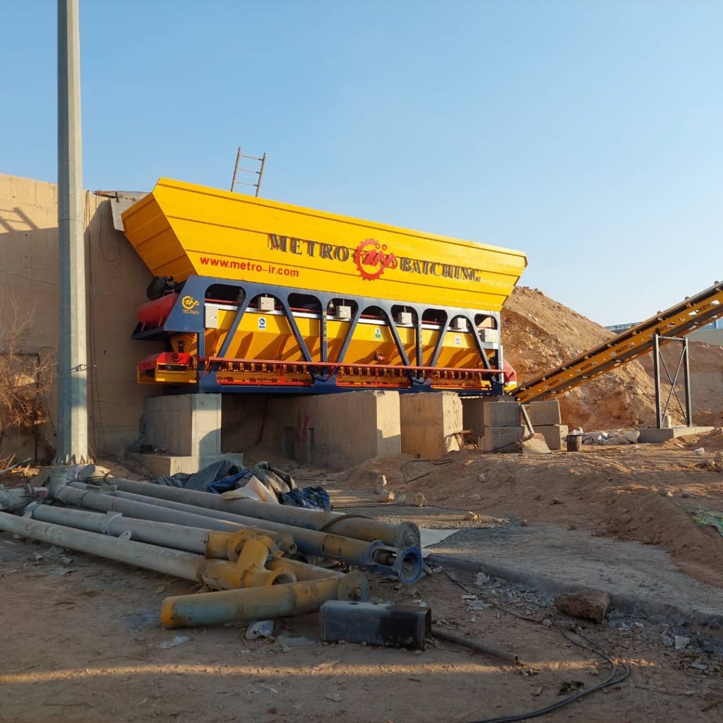 پلانت ثابت بتن تر با میکسر تویین شفت 105