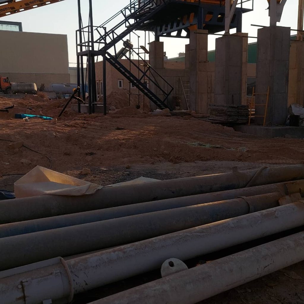 پلانت ثابت بتن تر با میکسر تویین شفت 106