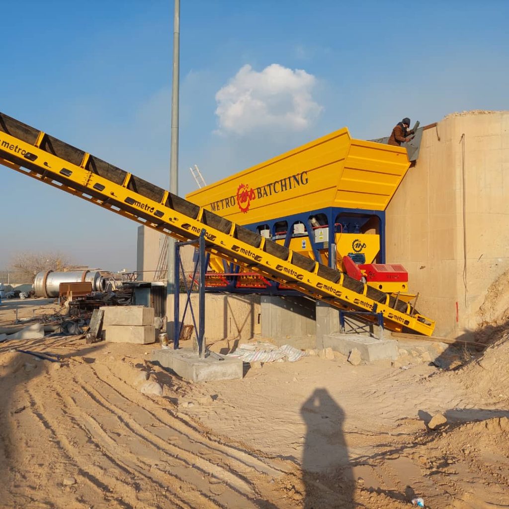 پلانت ثابت بتن تر با میکسر تویین شفت 107