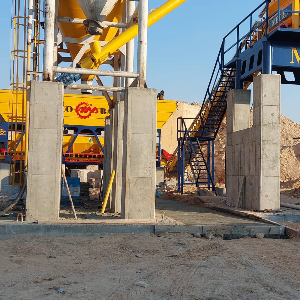 پلانت ثابت بتن تر با میکسر تویین شفت 110