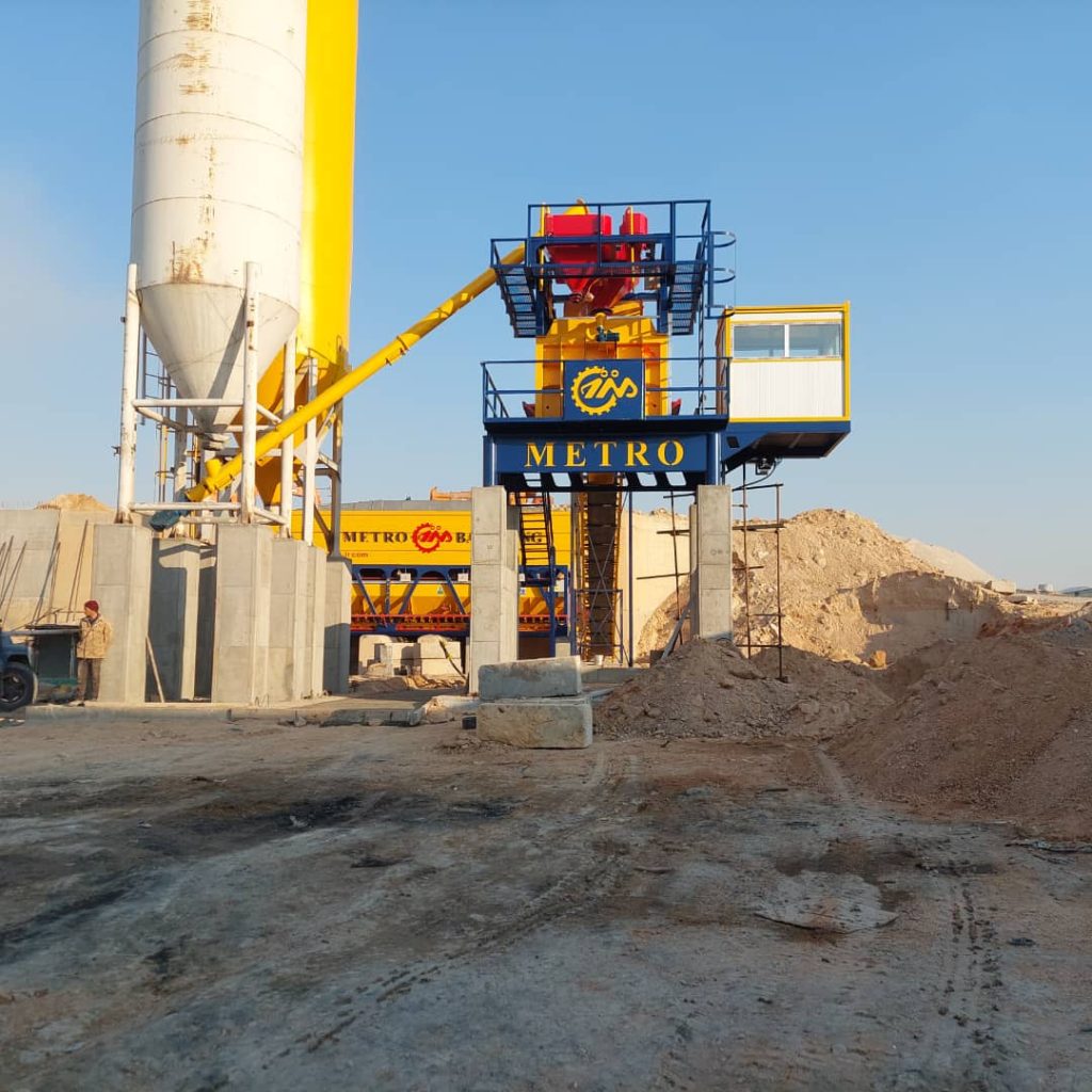 پلانت ثابت بتن تر با میکسر تویین شفت 113