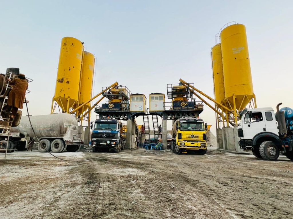 پلانت ثابت بتن تر با میکسر تویین شفت 117