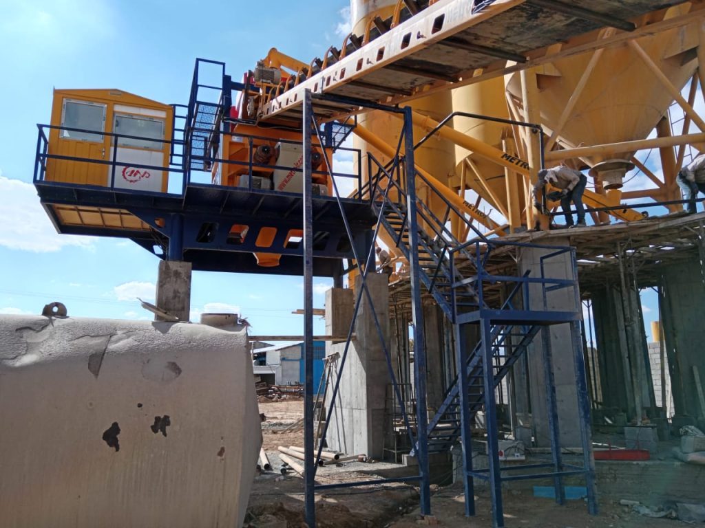 پلانت ثابت بتن تر با میکسر تویین شفت 127