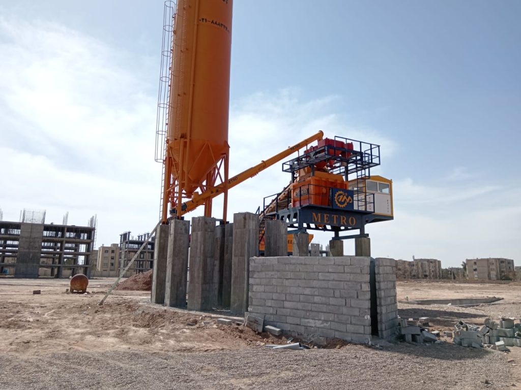 پلانت ثابت بتن تر با میکسر تویین شفت 135