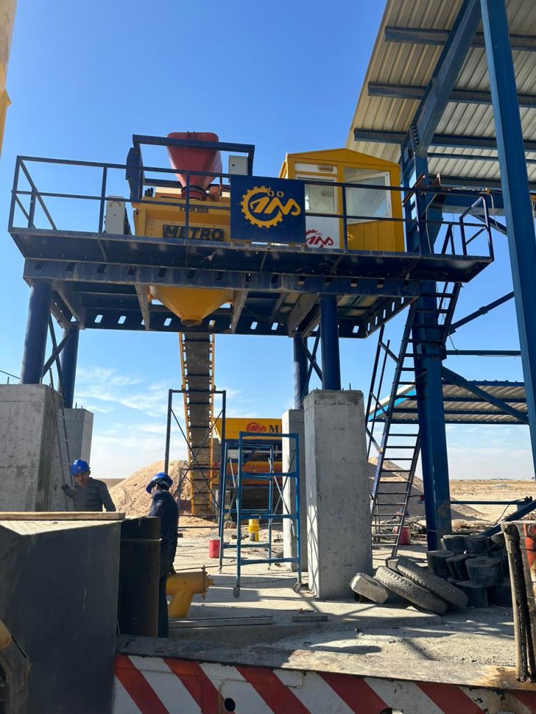 پلانت ثابت بتن تر با میکسر تویین شفت 138