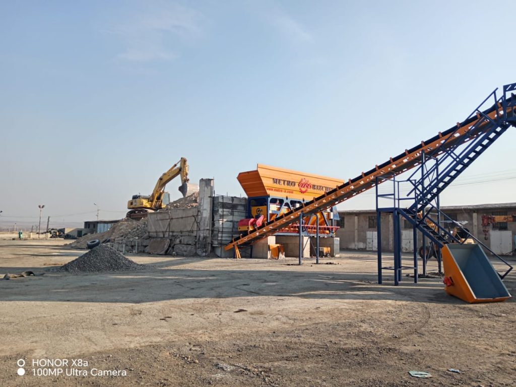 پلانت ثابت بتن تر با میکسر تویین شفت 144