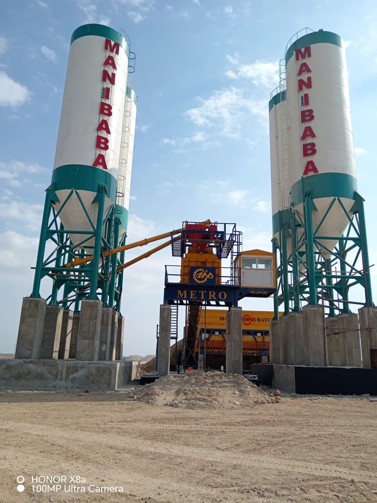 پلانت ثابت بتن تر با میکسر تویین شفت 147