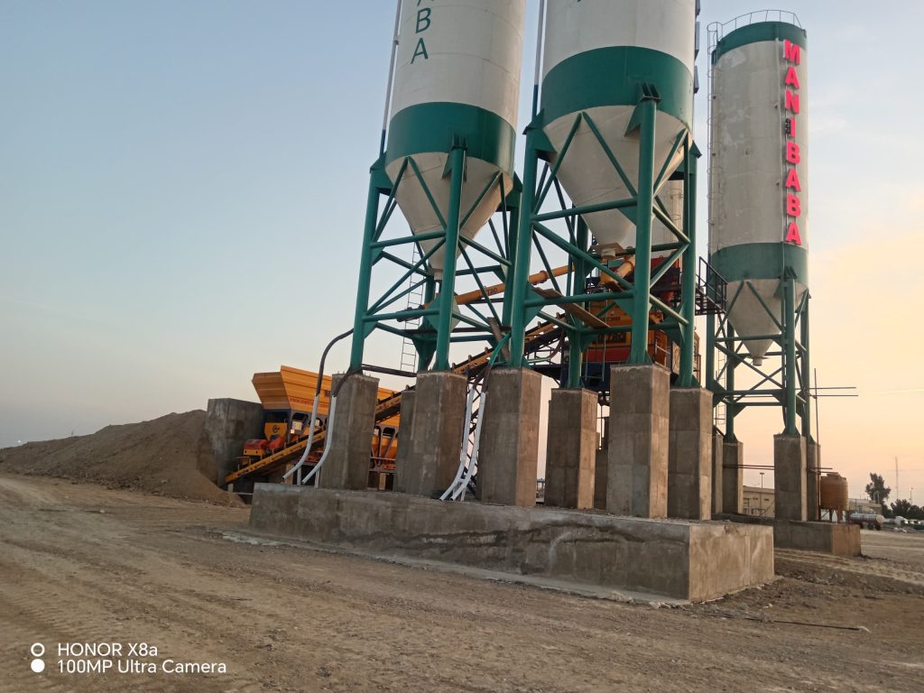 پلانت ثابت بتن تر با میکسر تویین شفت 151