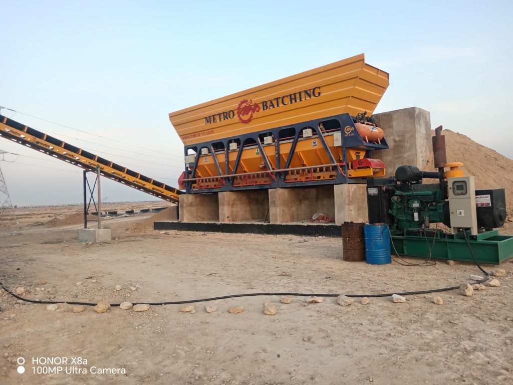 پلانت ثابت بتن تر با میکسر تویین شفت 152