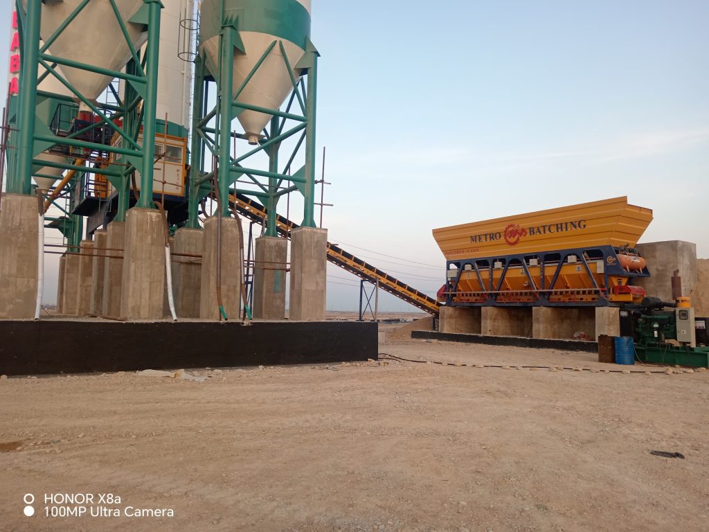 پلانت ثابت بتن تر با میکسر تویین شفت 153