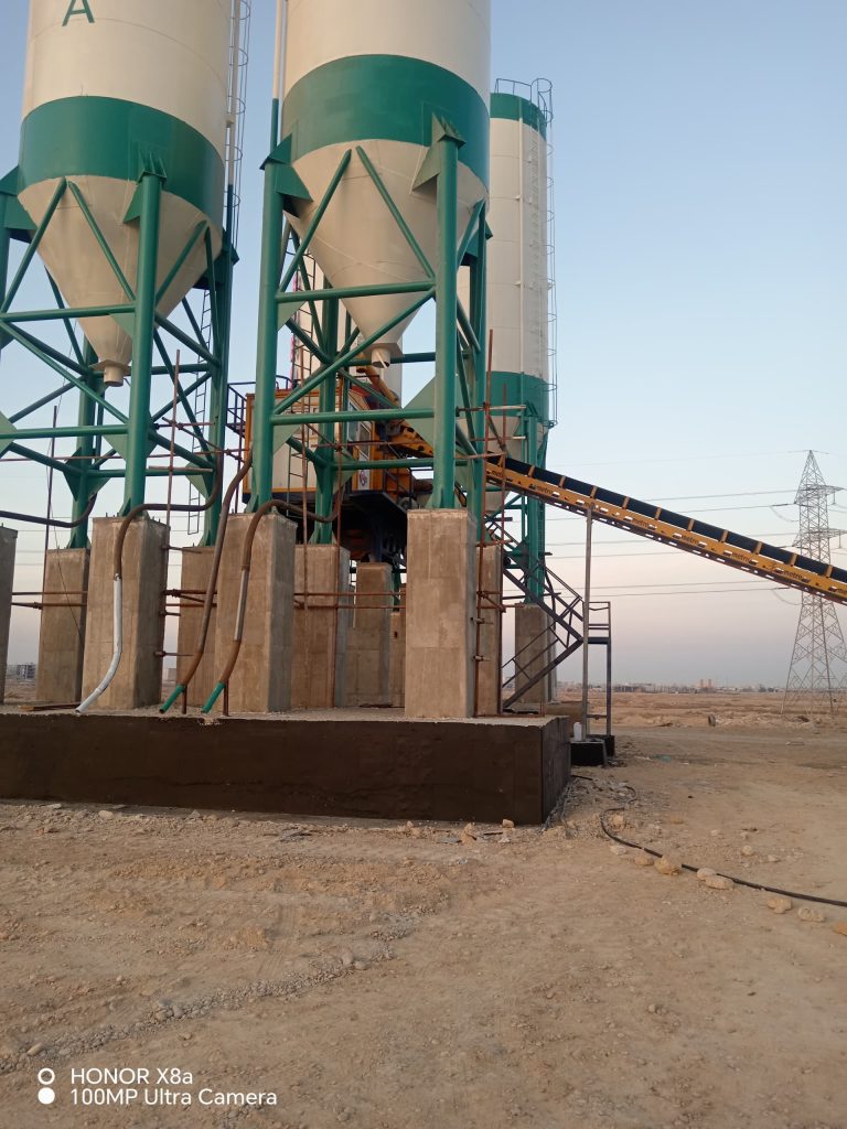 پلانت ثابت بتن تر با میکسر تویین شفت 156