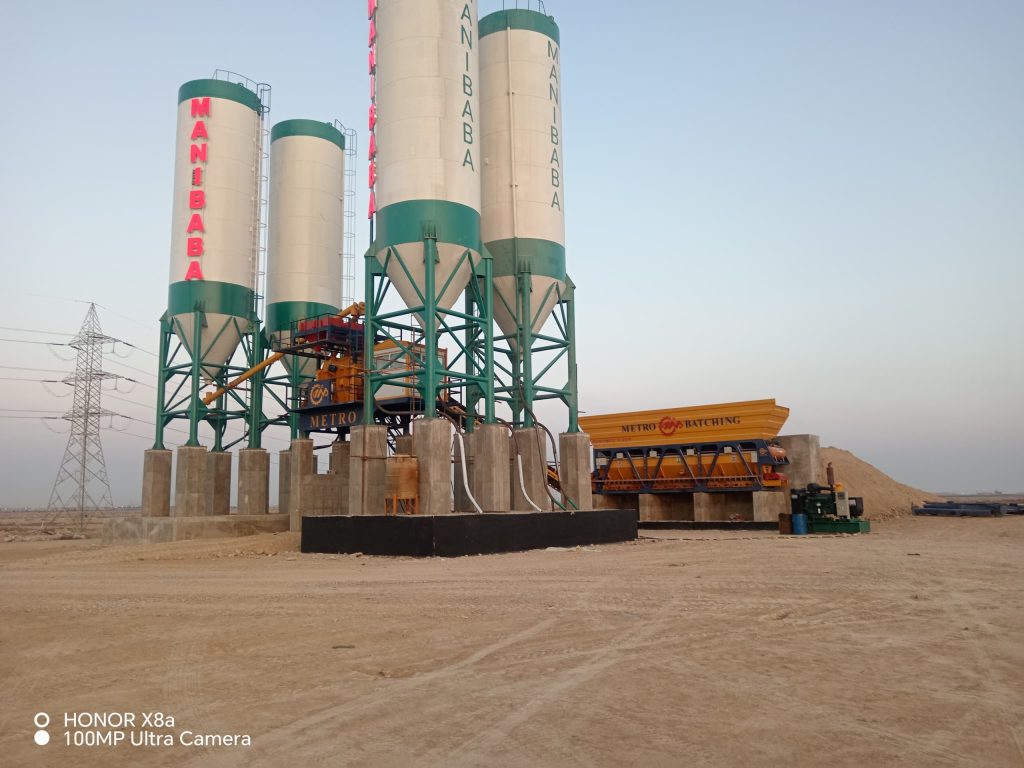 پلانت ثابت بتن تر با میکسر تویین شفت 159