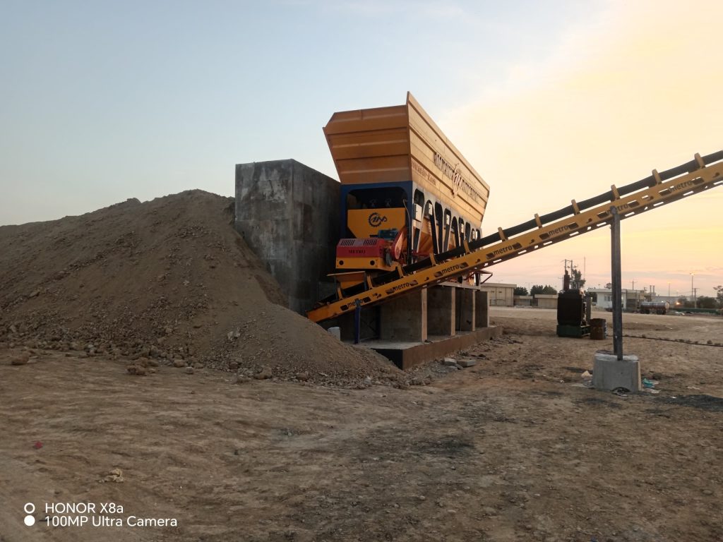 پلانت ثابت بتن تر با میکسر تویین شفت 163