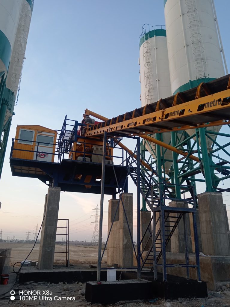 پلانت ثابت بتن تر با میکسر تویین شفت 164