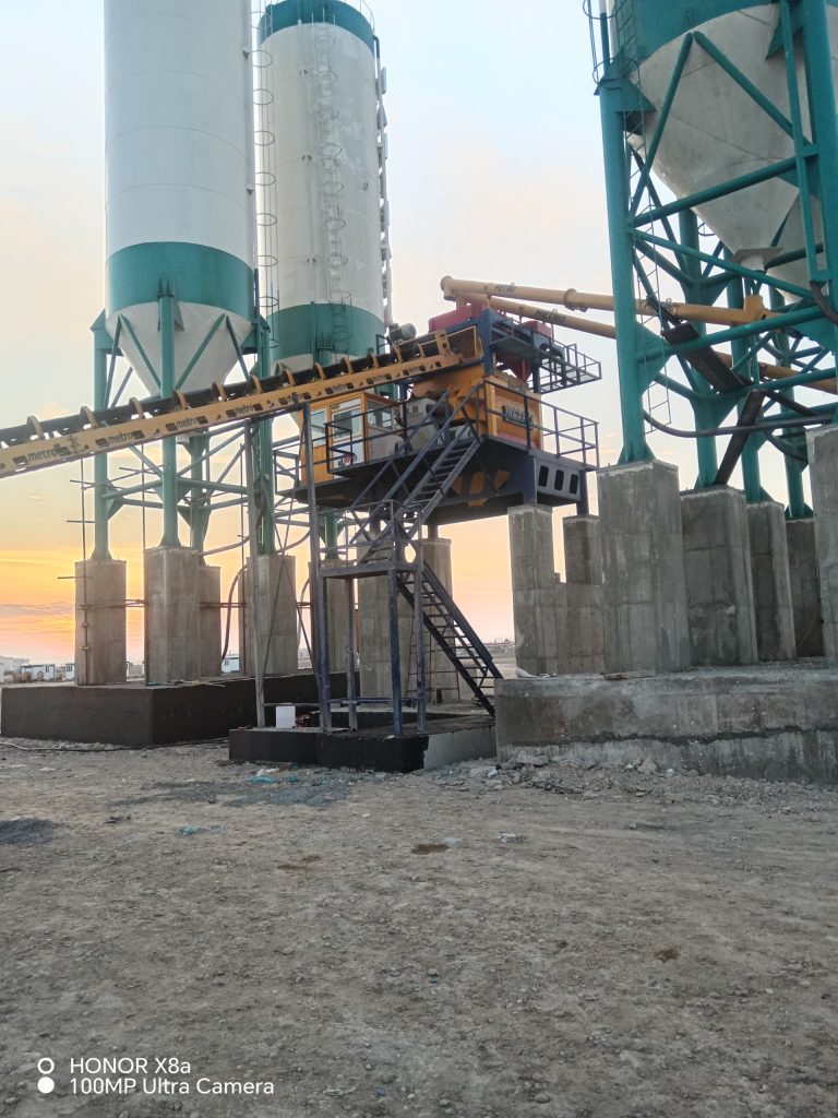 پلانت ثابت بتن تر با میکسر تویین شفت 165