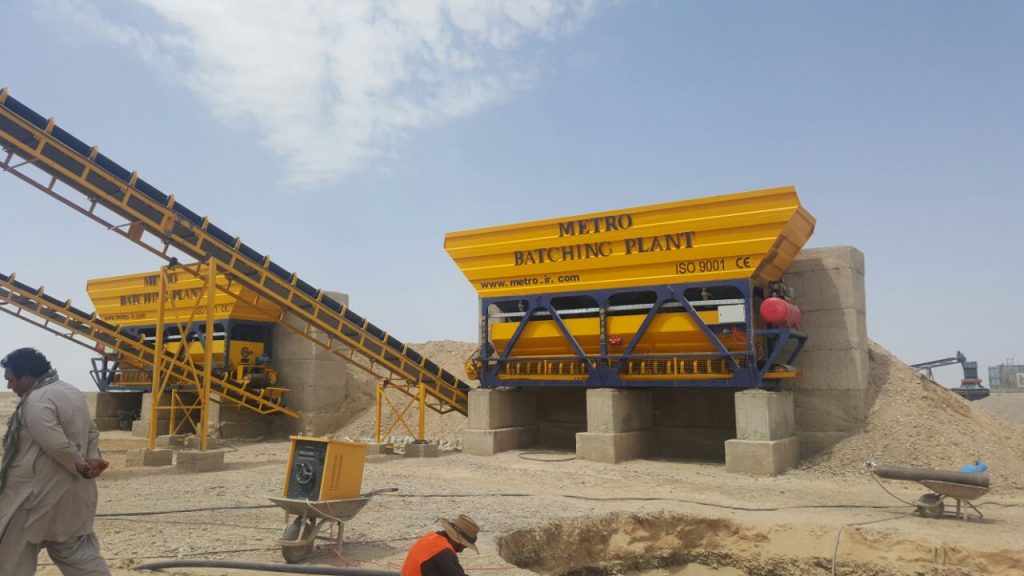 پلانت ثابت بتن تر با میکسر تویین شفت 2