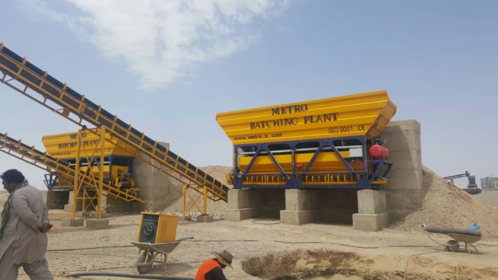 پلانت ثابت بتن تر با میکسر تویین شفت 25