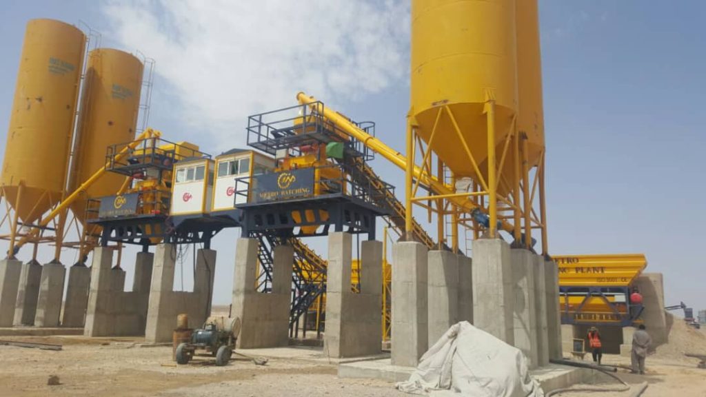 پلانت ثابت بتن تر با میکسر تویین شفت 26