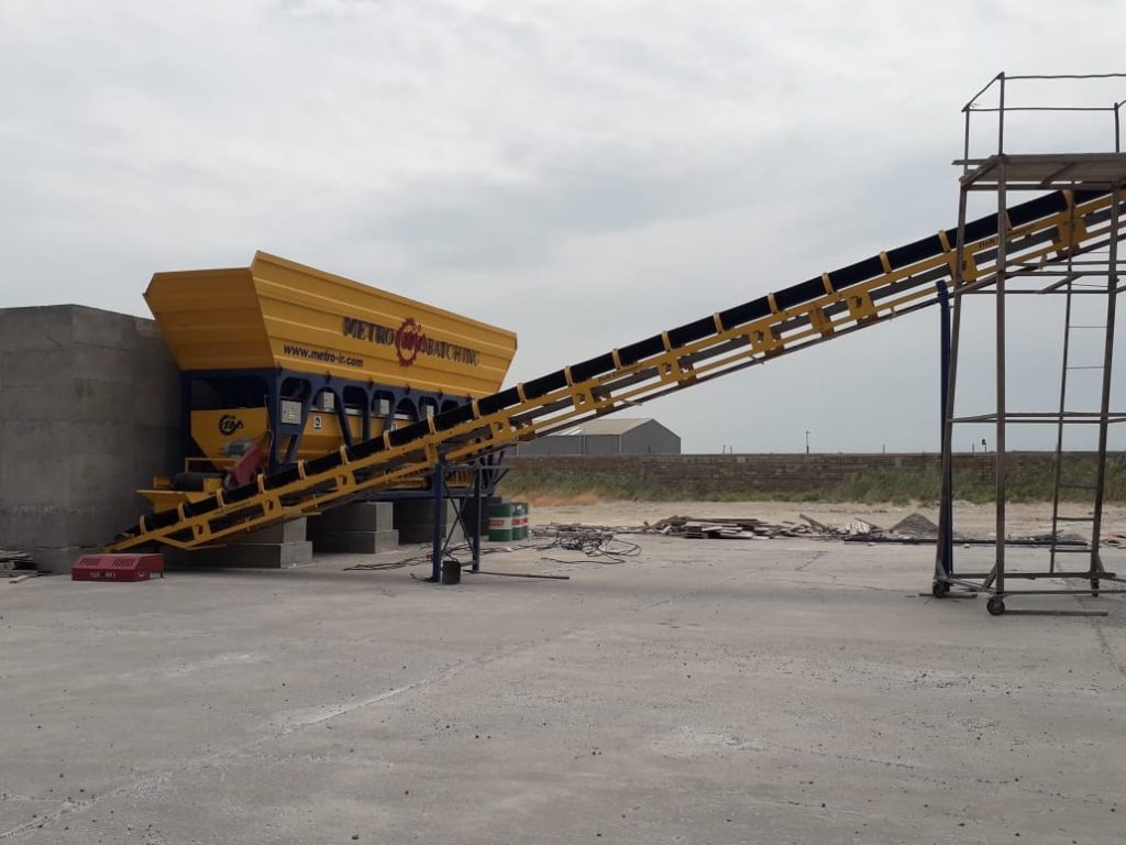 پلانت ثابت بتن تر با میکسر تویین شفت 42