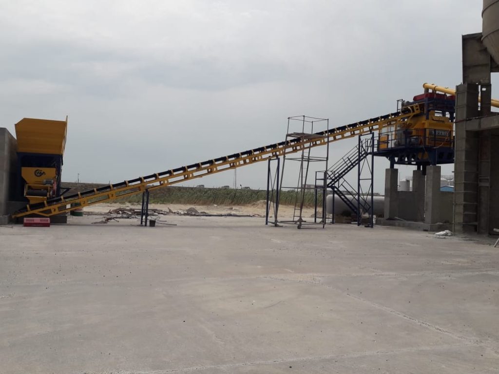 پلانت ثابت بتن تر با میکسر تویین شفت 43