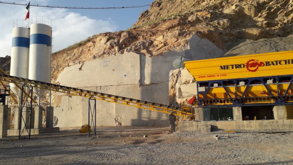 پلانت ثابت بتن تر با میکسر تویین شفت 51