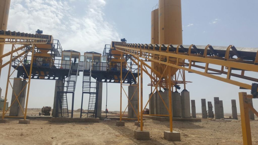 پلانت ثابت بتن تر با میکسر تویین شفت 7