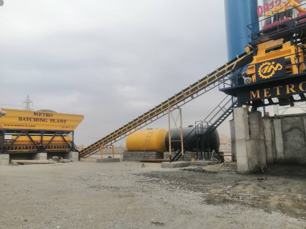 پلانت ثابت بتن تر با میکسر تویین شفت 78