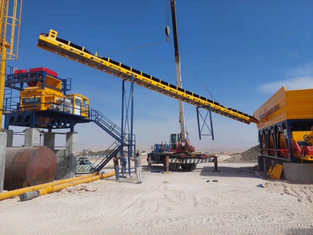 پلانت ثابت بتن تر با میکسر تویین شفت 93