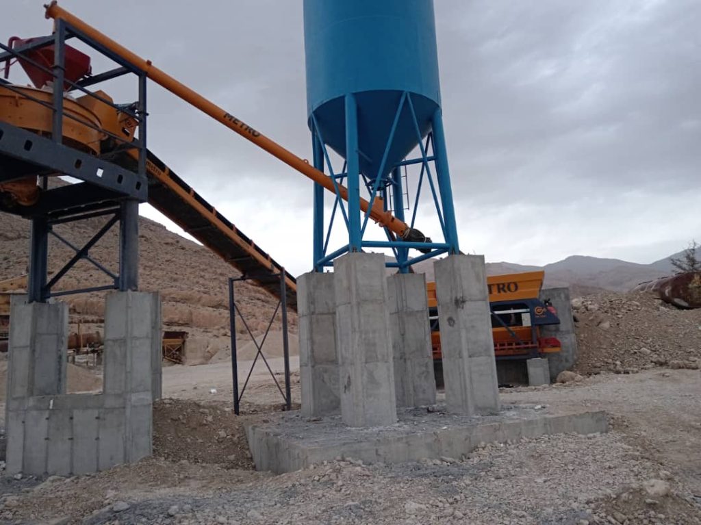 پلانت ثابت بتن تر با میکسر پن 4 1