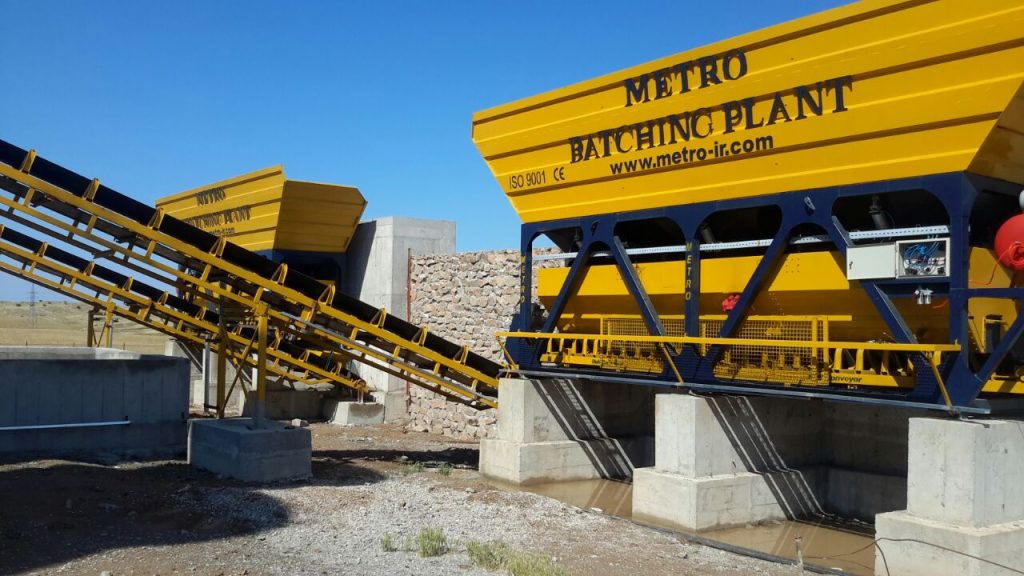 پلانت ثابت بتن تر و خشک با میکسر توئین شفت 12 1