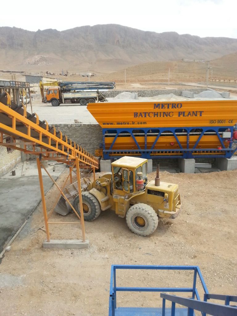 پلانت ثابت بتن تر و خشک با میکسر توئین شفت 15 1
