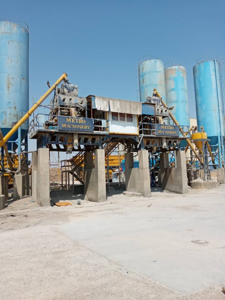 پلانت ثابت بتن تر و خشک با میکسر توئین شفت 22 1