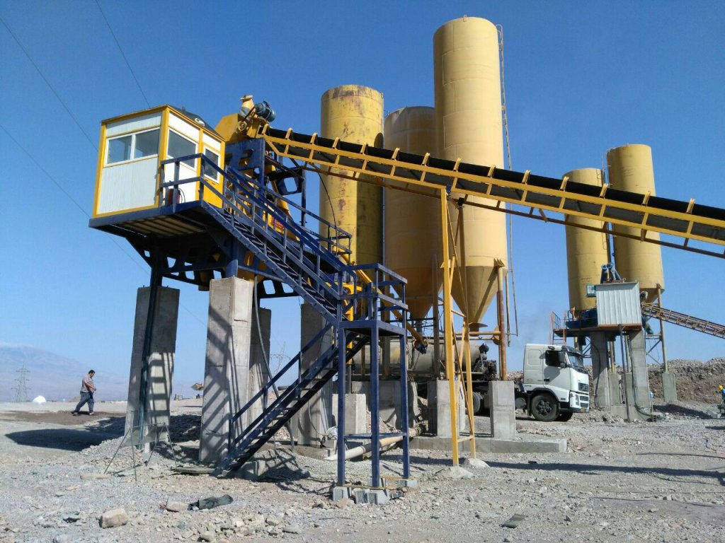 پلانت ثابت بتن تر و خشک با میکسر توئین شفت 31 1