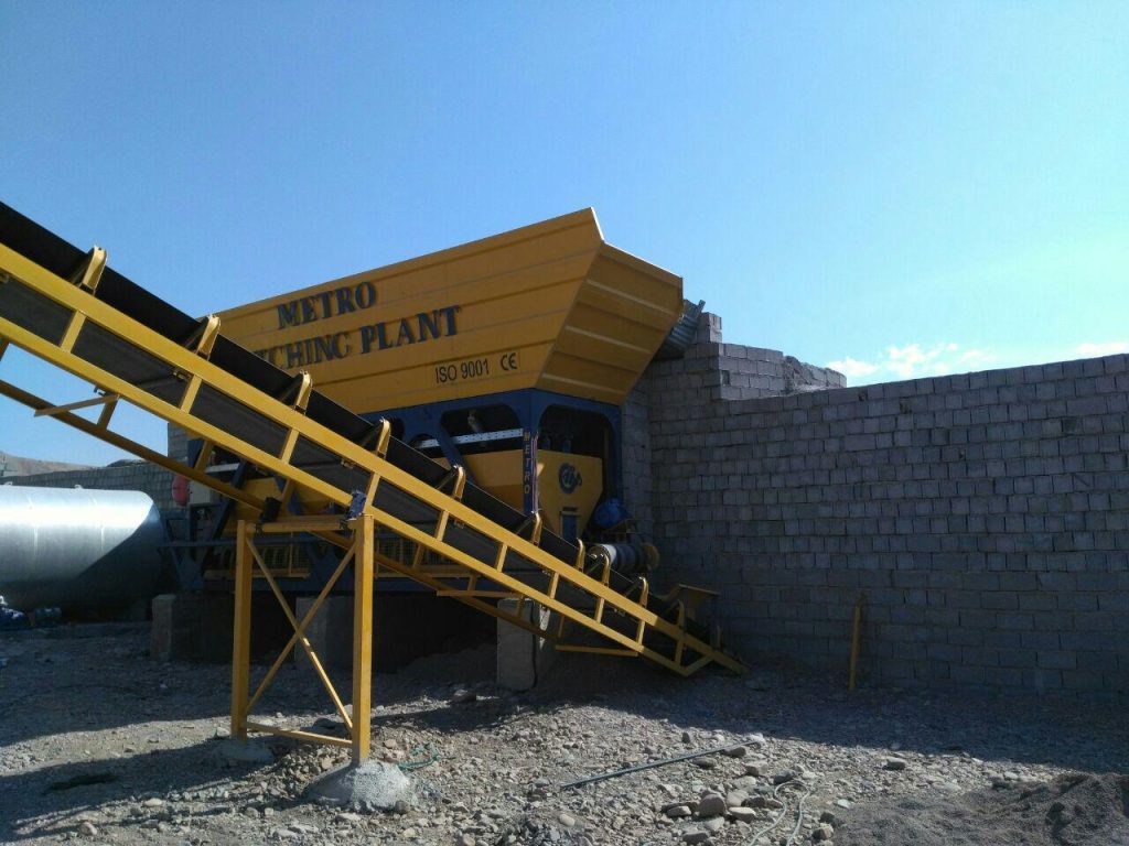 پلانت ثابت بتن تر و خشک با میکسر توئین شفت 33 1