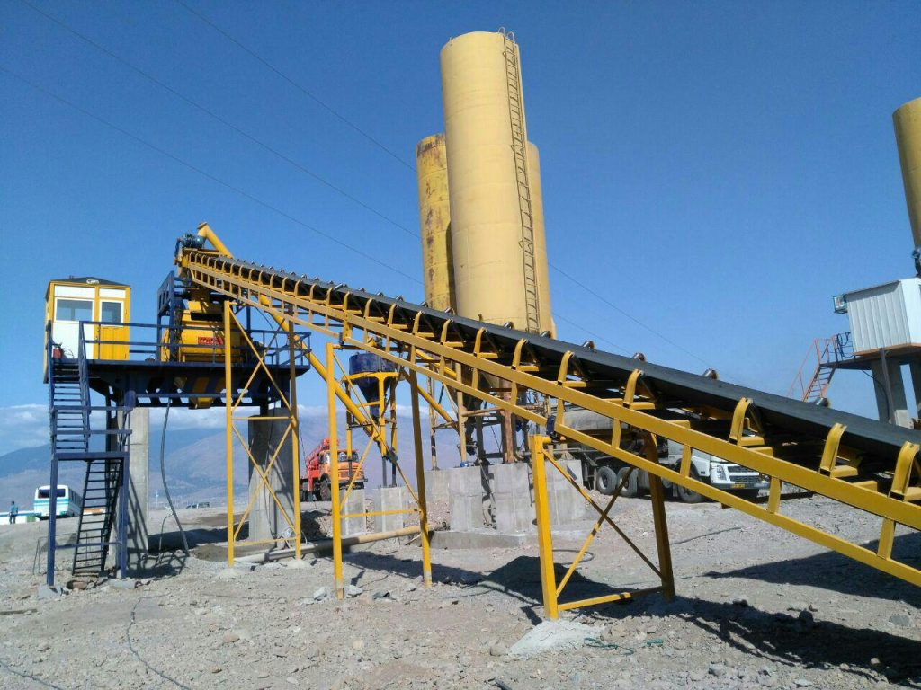 پلانت ثابت بتن تر و خشک با میکسر توئین شفت 35 1