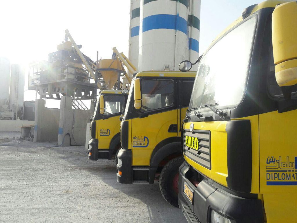 پلانت ثابت بتن تر و خشک با میکسر توئین شفت 53 1