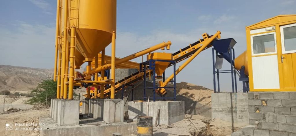 پلانت ثابت بتن تر و خشک با میکسر درام 26 1