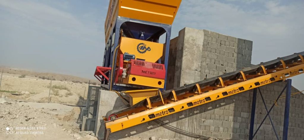 پلانت ثابت بتن تر و خشک با میکسر درام 28 1