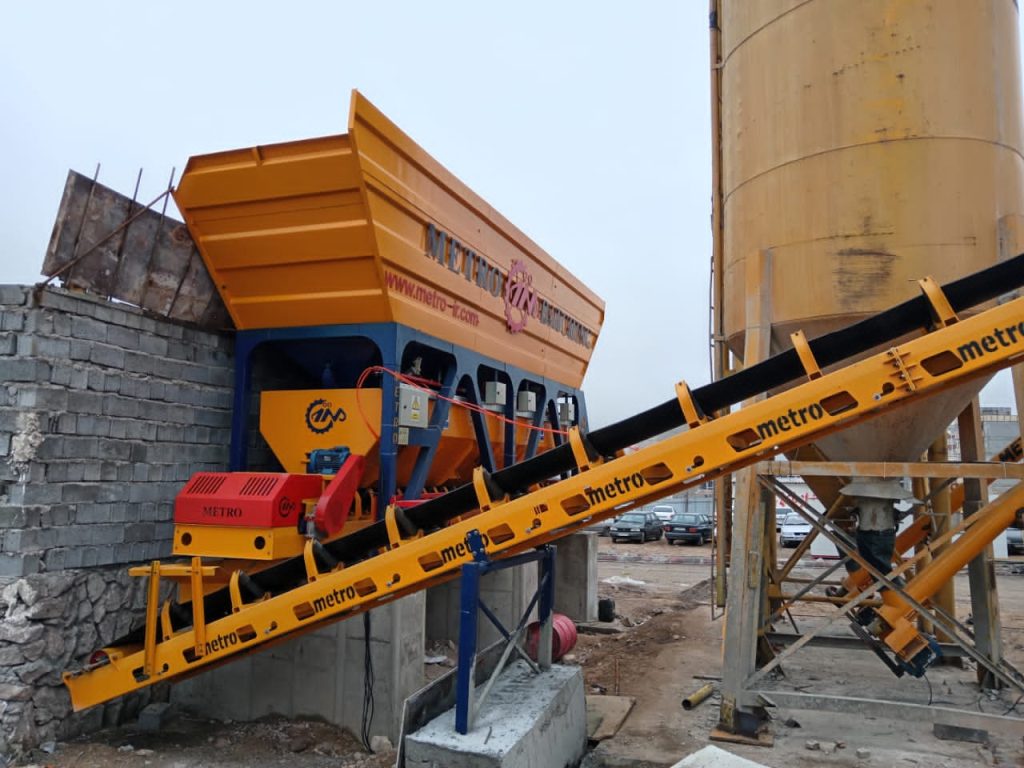 پلانت ثابت بتن تر و خشک با میکسر درام 38 1