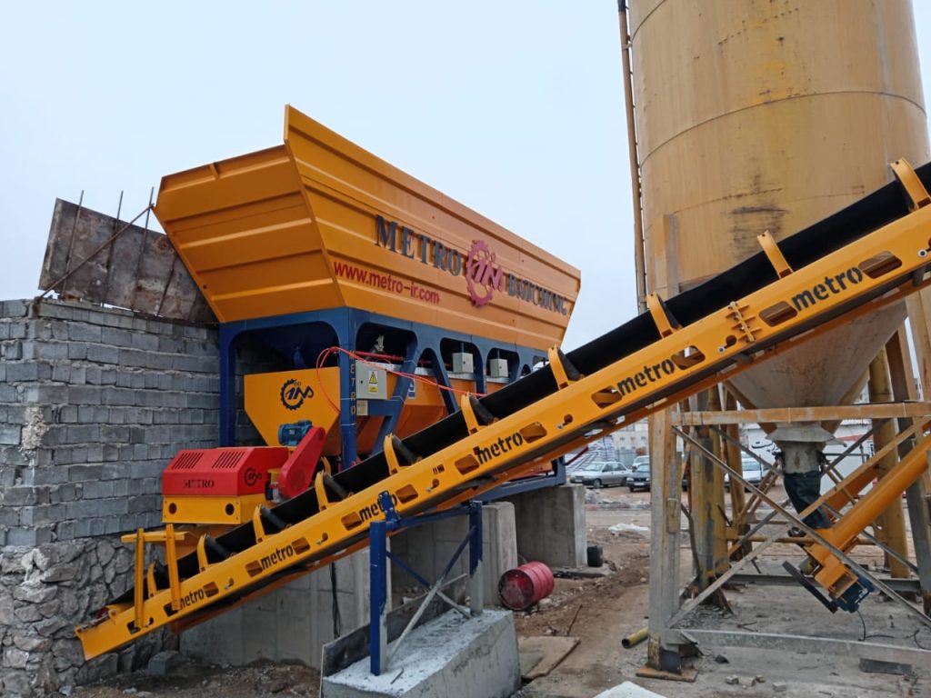 پلانت ثابت بتن تر و خشک با میکسر درام 39 1