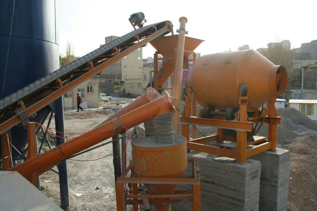 پلانت ثابت بتن تر و خشک با میکسر درام 51 1