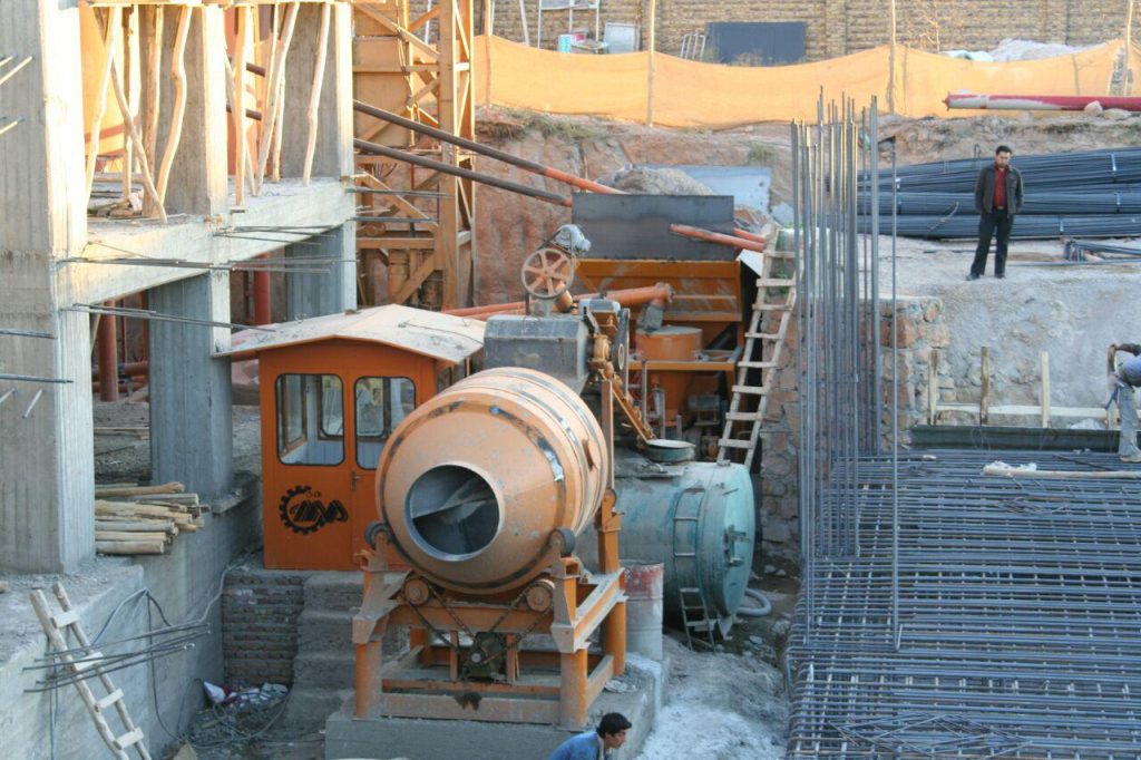پلانت ثابت بتن تر و خشک با میکسر درام 52 1