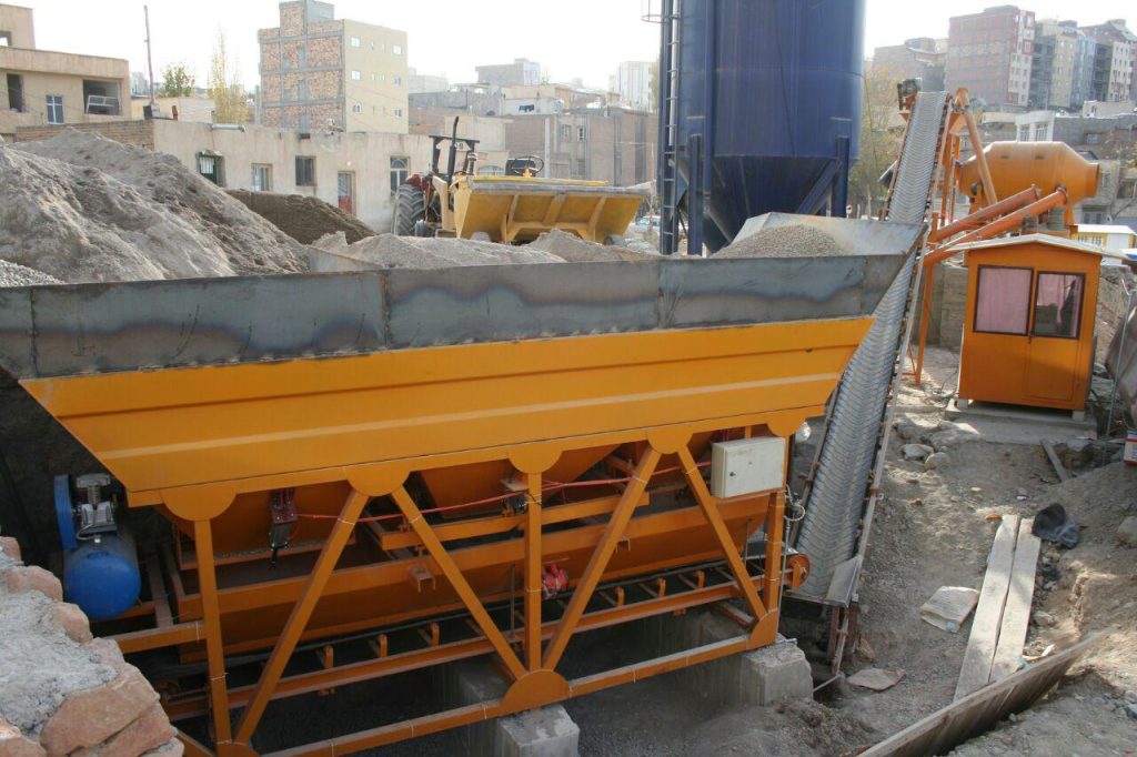 پلانت ثابت بتن تر و خشک با میکسر درام 53 1