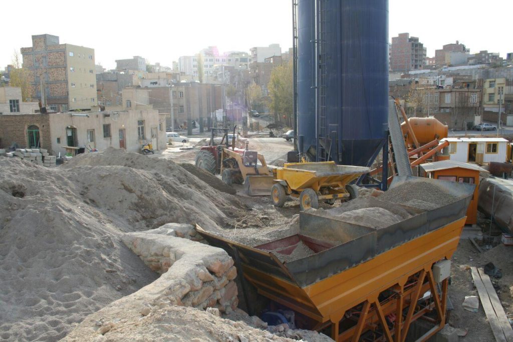 پلانت ثابت بتن تر و خشک با میکسر درام 54 1