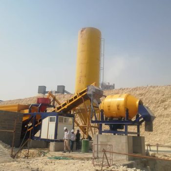 بچینگ پرتابل تر مدل PBB-W30 با ظرفیت 30 متر مکعب در ساعت، دستگاه تولید بتن در محل پروژه