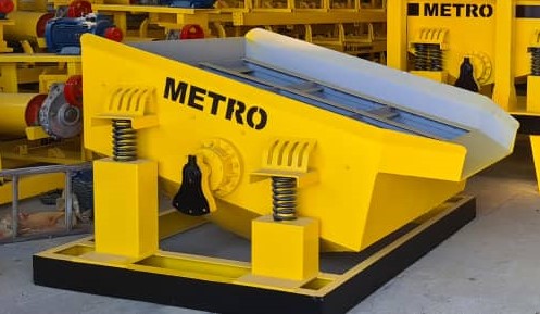 سرند گریزلی ویبراتوری مدل SGB مناسب جداسازی مصالح ساختمانی و معدنی با لرزش یکنواخت و صفحات مشبک ضد سایش