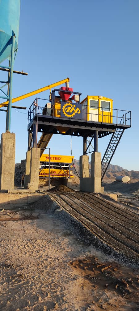 بچینگ پلانت ثابت تر 30 متر مکعبی مدل BTH-T0/5 با فیدر 3 خانه